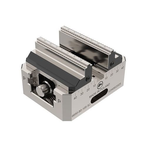 机床夹钳 - 6650-80-105 SJ - Bison S.A. - 用于五轴机床 / 用于铣床 / 5轴