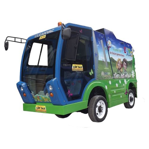 从后部装载生活垃圾收集车 - CT 1750 - CLEANVAC - 电动