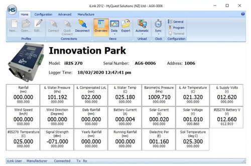 测量软件 - iLink 2012  - KISTERS - HyQuest Solutions - 配置 / 数据输入器