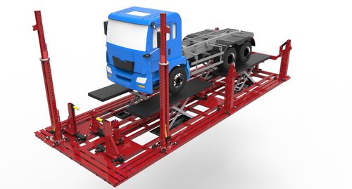 重型卡车用维修台 - POWER TRUCK REVOLUTION - SDMR UG - 带升降台 / 带拉臂 / 20吨