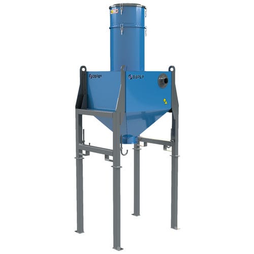 带气动清洁分流过滤器 - Silofilter1000PN Z22 - DU-PUY srl - 用于固体 / 压缩空气式 / 芯式