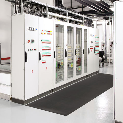 电绝缘地垫 - Switchboard Matting™ Class 1 833 - Justrite Safety Group - 条纹 / 橡胶 / 黑色