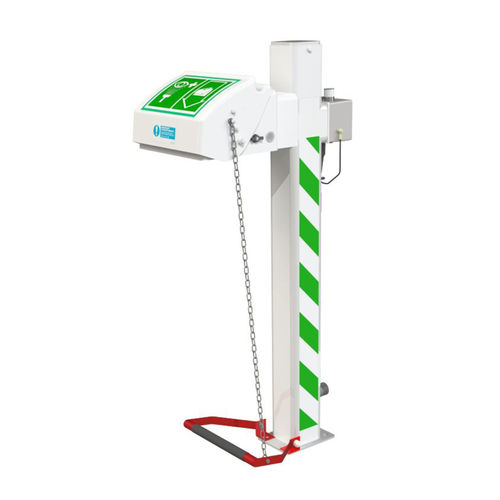 落地面部眼部喷淋器 - EXP-AH-45GS/P - Justrite Safety Group - 室内 / 户外 / 防霜冻