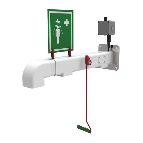 壁挂工业淋浴器 - EXP-AH-2GS - Justrite Safety Group - 用于危险环境 / 户外 / 防霜冻