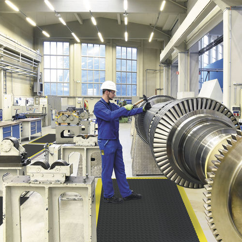 抗疲劳地垫 - De-Flex® 570 - Justrite Safety Group - 防滑 / 模块化 / 橡胶