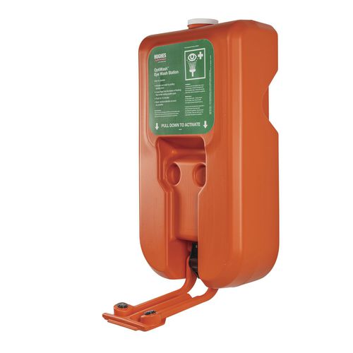 壁挂洗眼器 - Optiwash® - Justrite Safety Group - 塑料 / 带存储罐 / 室内