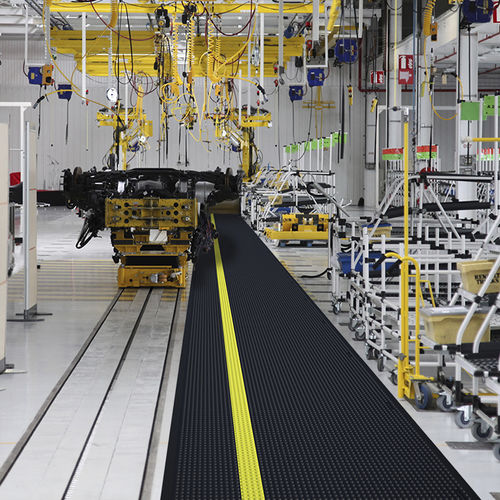 抗疲劳地垫 - Skywalker HD Marking Line&trade; 469 Notrax 5S - Justrite Safety Group - 模块化 / 腈类橡胶 / 黄色