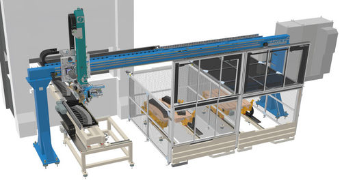 扁平包裹堆放给料机 - Sander Automation - 烟气 / 自动