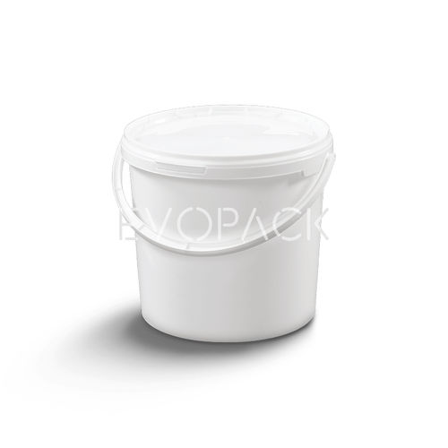 塑料桶 - 80039 - EVOPACK - 圆形 / 带盖 / 带把手
