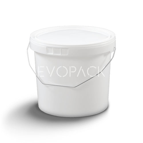 塑料桶 - 80038 - EVOPACK - 圆形 / 带盖 / 带把手