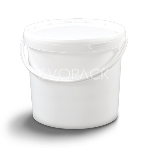 塑料桶 - 80009 - EVOPACK - 圆形 / 带盖 / 带把手