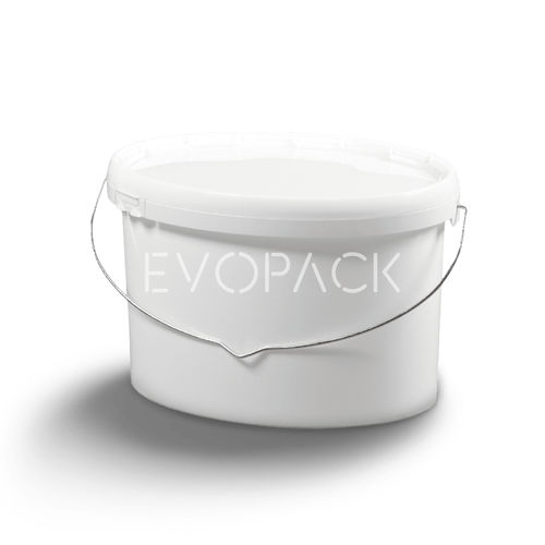 塑料桶 - 80054 - EVOPACK - 椭圆 / 带盖 / 带把手
