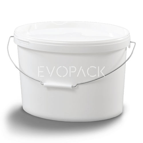 塑料桶 - 80019 - EVOPACK - 椭圆 / 带盖 / 带把手