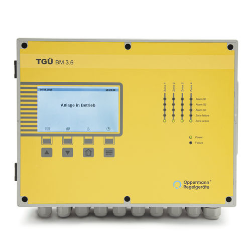 气体检测控制中心 / 多通路 - TGÜ-BM 3.6 - Oppermann Regelgeräte - LCD 显示屏 / 壁挂安装 / CO
