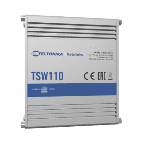 非管理型以太网交换机 - TSW110 - Teltonika Networks - 5端口 / 2 级 / 千兆以太网