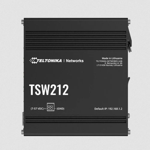 管理型以太网交换机 - TSW212 - Teltonika Networks - 8端口 / 2 级 / 千兆以太网