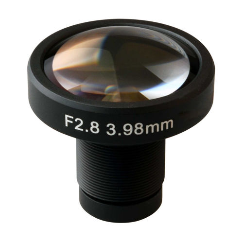 广角摄像机物镜 - E3317A - Xiamen Leading Optics Co., Ltd - 用于安全 / 兆像素解析度 / 日夜