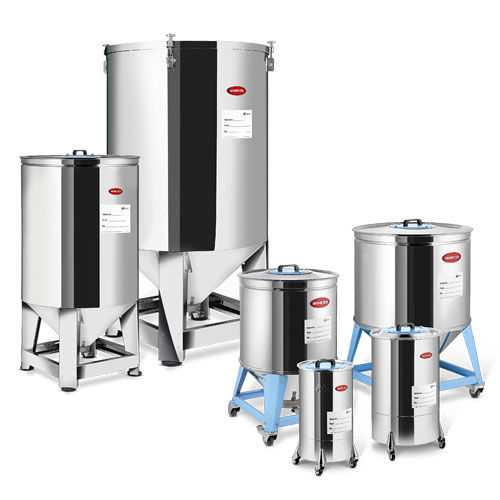 传送塑料颗粒贮液罐 - CS series - Moretto - 存储 / 运输 / 不锈钢