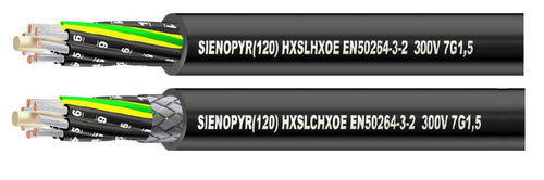 供电用电缆 - EN50264-3-2 | SIENOPYR(120) HXSLHXÖ / HXSLCHXÖ - Prysmian Group - DIN / 无卤素