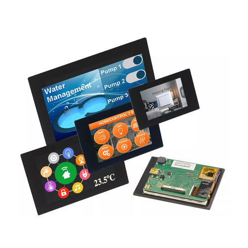 感应电容HMI - uniTFT series - DISPLAY VISIONS GmbH - 面板式 / 嵌入式 / 移动式