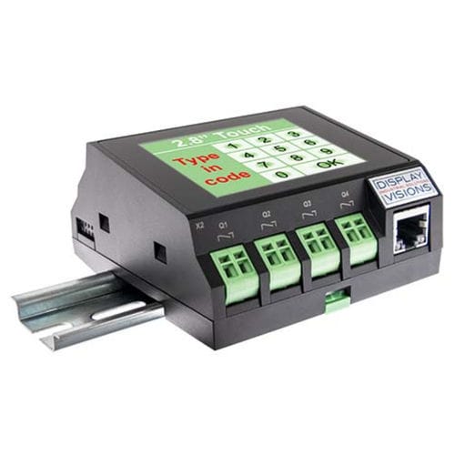 触摸屏可编程控制器 - DISPLAY VISIONS GmbH - 紧凑型 / 集成式 / DIN导轨