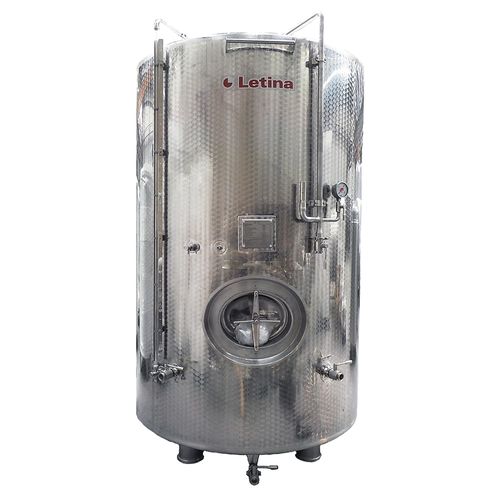 承压贮液罐 - T series - Letina - 用于生产 / 用于红酒 / 不锈钢