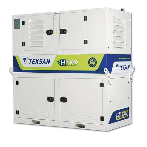 混合动力发电机组 - TJ 6000 HD-DE - Teksan - 柴油 / 电池动力 / 三相
