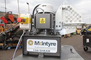 鳄鱼剪 - McIntyre 150 - JMC Recycling Systems Ltd - 电动 / 用于废铁 / 半自动