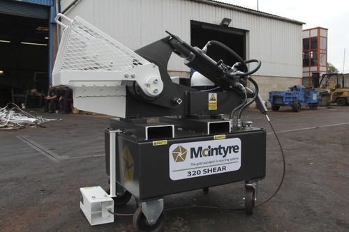 液压剪切机 - McIntyre 320 - JMC Recycling Systems Ltd - 用于废铁 / 用于线缆 / 鳄鱼嘴