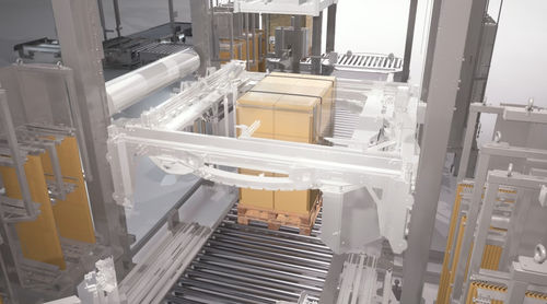 自动捆扎机 - MOVITEC WRAPPING SYSTEMS, SLU - 用于包装业 / 角板安装