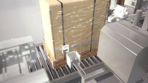 货盘堆码机-卸堆机 - MOVITEC WRAPPING SYSTEMS, SLU - 用于货物箱 / 全自动
