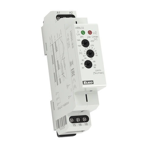 电压监控继电器 - HRN-33 series - ELKO - 1NO/NF / 交流 / 单相