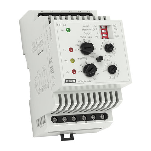 电流监控继电器 - PRI-41 - ELKO - 2NO/NF / AC/DC / 可调节
