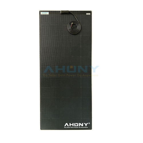 单晶硅光伏组件 - eMarvel 200w-BL - Shenzhen Ahony Power Co.,Ltd. - CE / 黑色 / 挠性