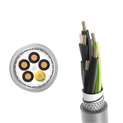供电用电缆 - LONGFLEX® MC 712 CP  - Zhaolong Interconnect - DIN / 阻燃 / 多股