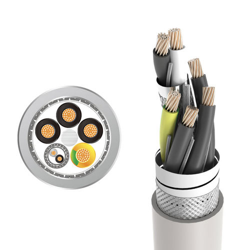 供电用电缆 - LONGFLEX® SERVO FD 318 CY - Zhaolong Interconnect - DIN / 阻燃 / 多股