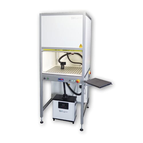 激光标记系统 - LAS 28 XL - Systemtechnik Hölzer GmbH - 光纤激光 / 半自动 / 工业