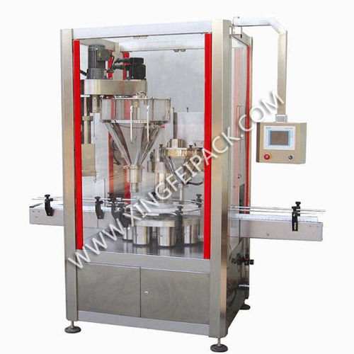 双头螺杆灌装机 - XFF-GII - Shanghai Xingfei Packaging Machinery Co., Ltd. - 自动 / 易拉罐 / 用于粉末