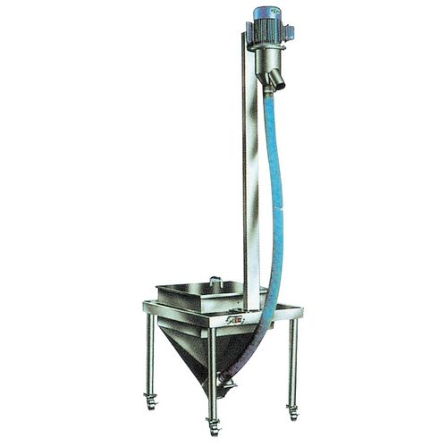 螺旋式输送机 - SSJ series - Jiangyin Xinda Medicine And Chemical Machinery Co., Ltd. - 升降 / 电动机 / 粉末状