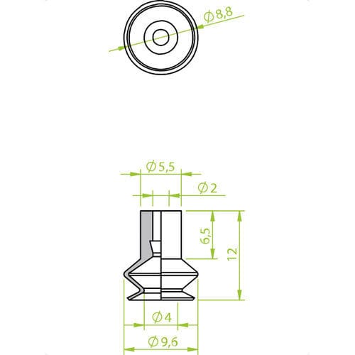 硅胶吸盘 - 210.008.010.01 - Morali GmbH - 聚氨酯 / NBR / 硅胶