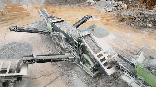 工业筛选机 - S12E - Guangxi Mesda Engineering Machinery Co., Ltd - 移动式 / 用于散料 / 重载荷