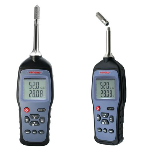 手持式湿度计 - HK-J8A10 series - HENGKO Technology Co., Ltd. - 工业 / 用于空气 / LED显示