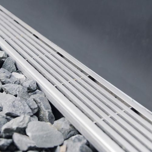 不锈钢排水沟 - Balcony-Line CS - Blanke Systems - 电镀钢 / 缝隙式
