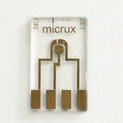 薄膜电极 - D-mSE-5-Au  - Micrux Fluidic - 金线 / 钛 / 用于电分析