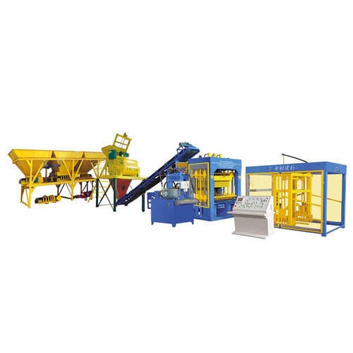 混凝土铺路砌块生产机 - QTY12-15 - ZCJK Intelligent Machinery Wuhan Co. Ltd - 自动 / 固定