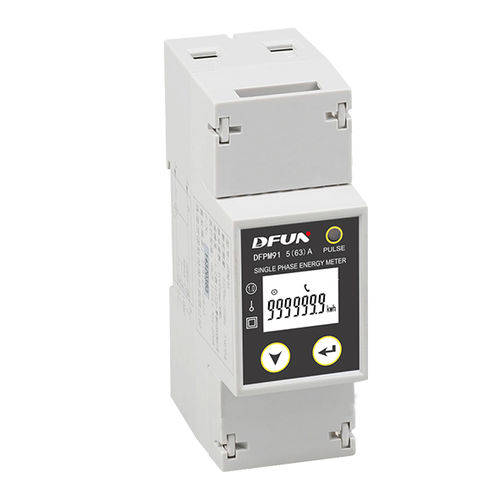 单相电能表 - DFPM91  - DFUN (ZHUHAI) CO.,LTD. - DIN导轨 / 50 Hz / RS-485