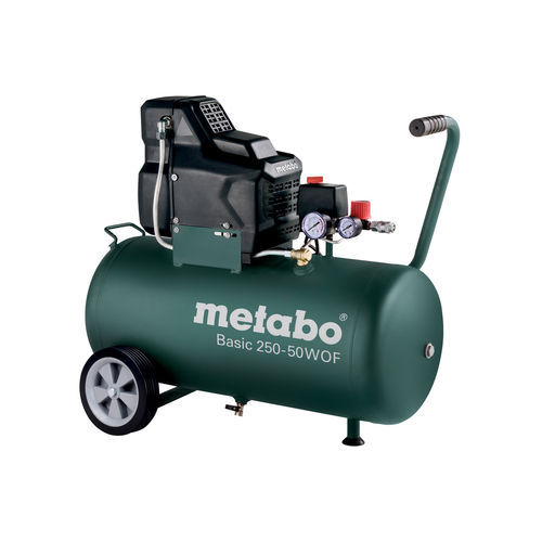 活塞压缩机 - BASIC 250-50 W OF  - Metabowerke/麦太保工程 - 空气 / 移动式 / 无油
