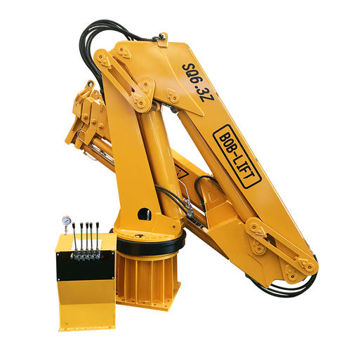驳船起重机 - SQ6.3ZA4T - BOB-LIFT - 铰接式 / 海洋应用 / 重型应用