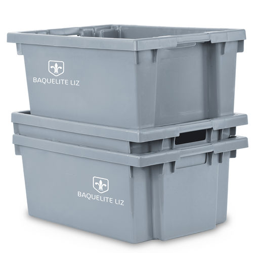 可叠放货物箱 - Lisbox 2401 - COMERCIAL BAQUELITA SL - PEHD / 存储 / 运输