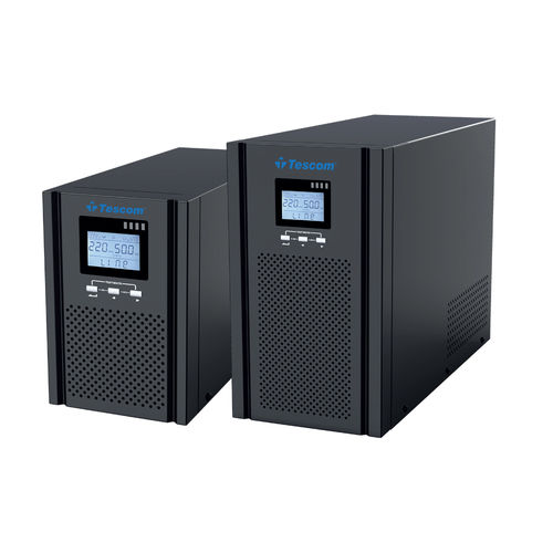 在线UPS - TEOS+ 100 - Tescom - 交流 / LCD显示 / Eco 模式